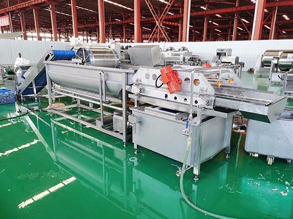 中央廚房 切菜清洗瀝水生產線